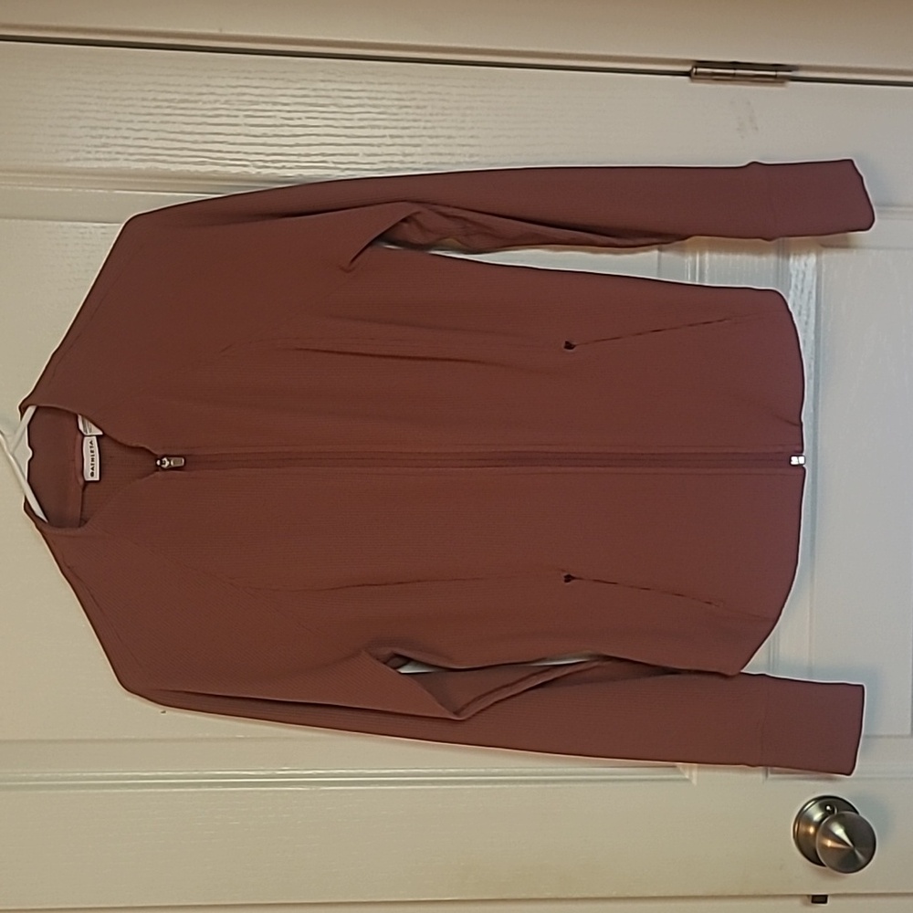 Athleta Salutation Jacket - Rose Sz M